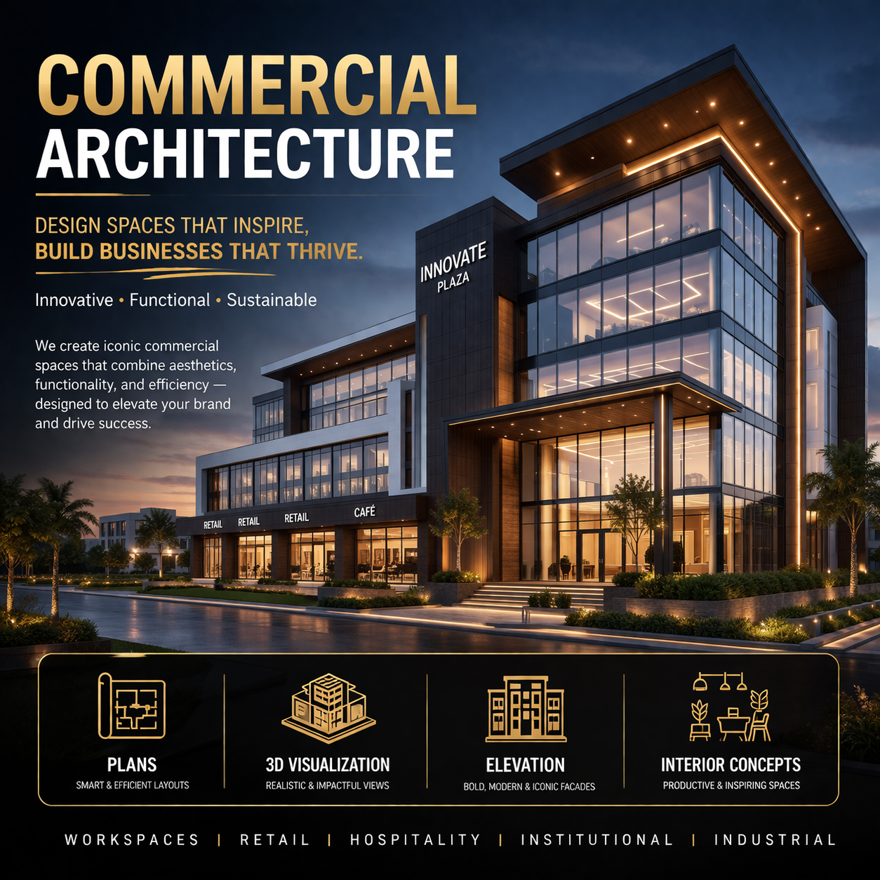 Modern Commercial Design & Planning Solutions