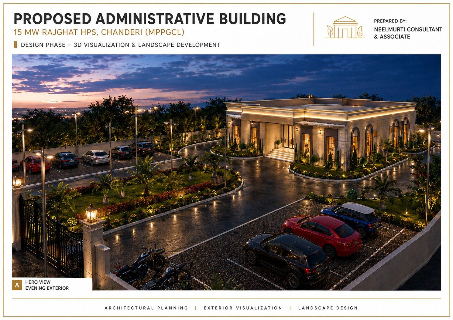 Proposed Administrative Building – 15 MW Rajghat HPS, Chanderi